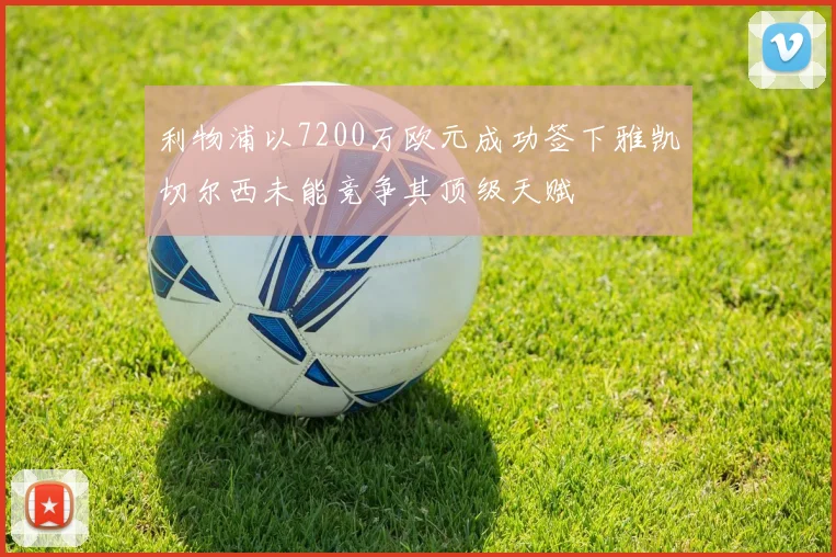 利物浦以7200万欧元成功签下雅凯切尔西未能竞争其顶级天赋